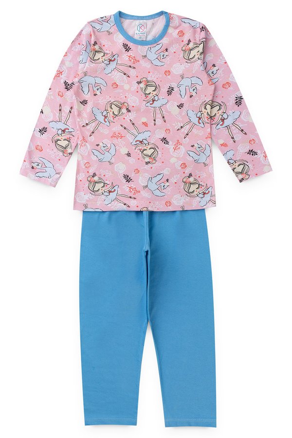 pijama infantil feminino bailarina rosa