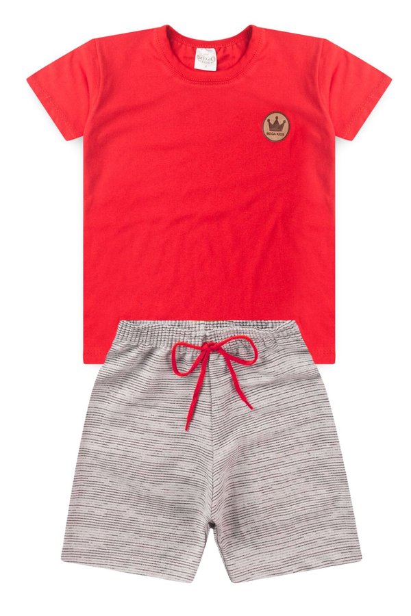 conj vermelho plaquinha mk 534